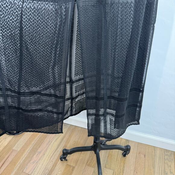 The Jetset Diaries Casablanca Maxi Dress Black Embroidered Boho Beach Size M - Picture 8 of 15